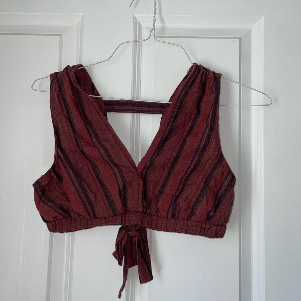 Stripped Crop Top